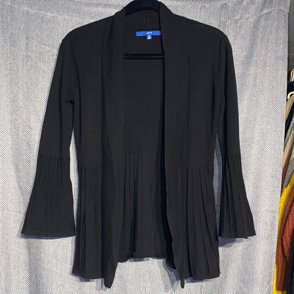 Apt. 9 Elegant Black Women's Cardigan